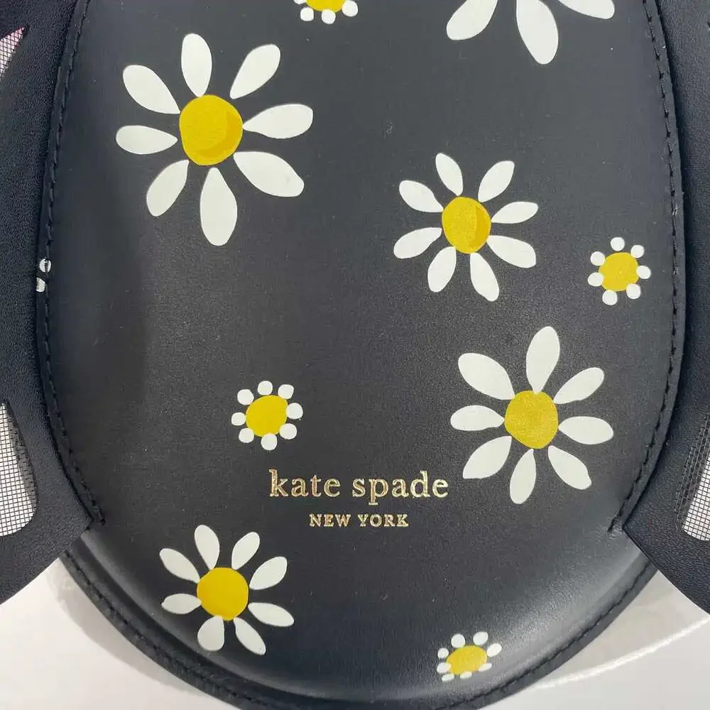 Kate Spade Black Yellow Daisy Buzz Bee Crossbody Bag | Mini Size